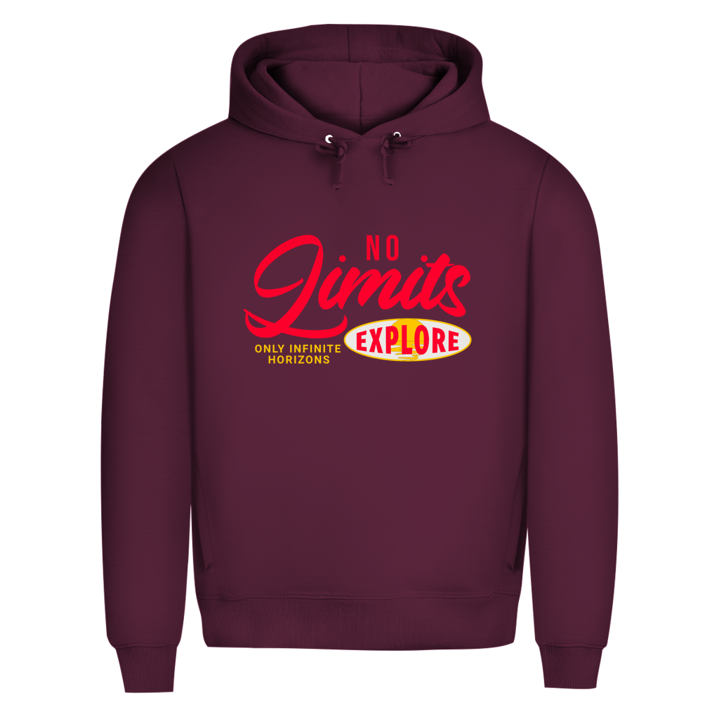 No Limits Explore - Herren Premium Bio Hoodie