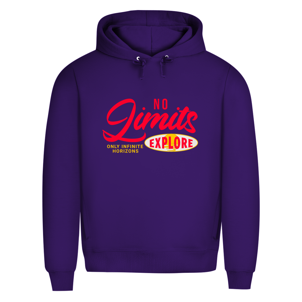 No Limits Explore - Herren Premium Bio Hoodie