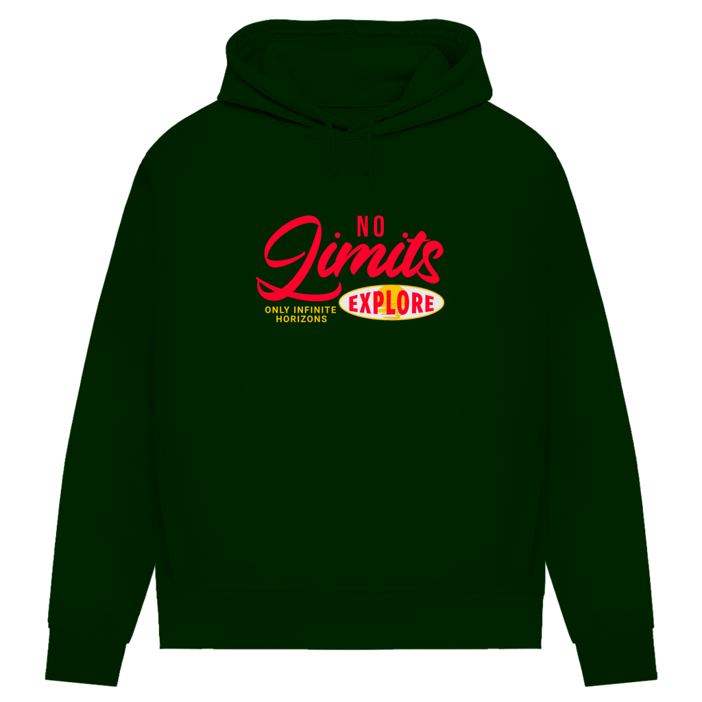 No Limits Explore - Damen Premium Bio Hoodie