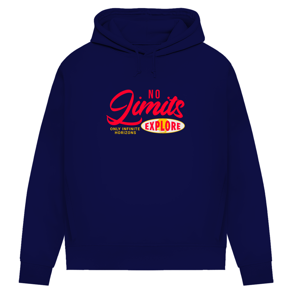 No Limits Explore - Damen Premium Bio Hoodie