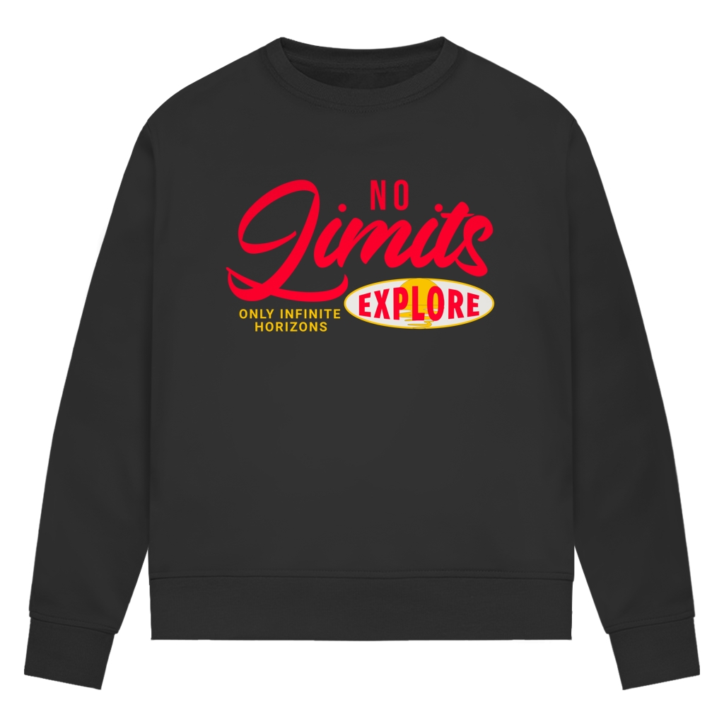 No Limits Explore - Damen Premium Bio Sweatshirt