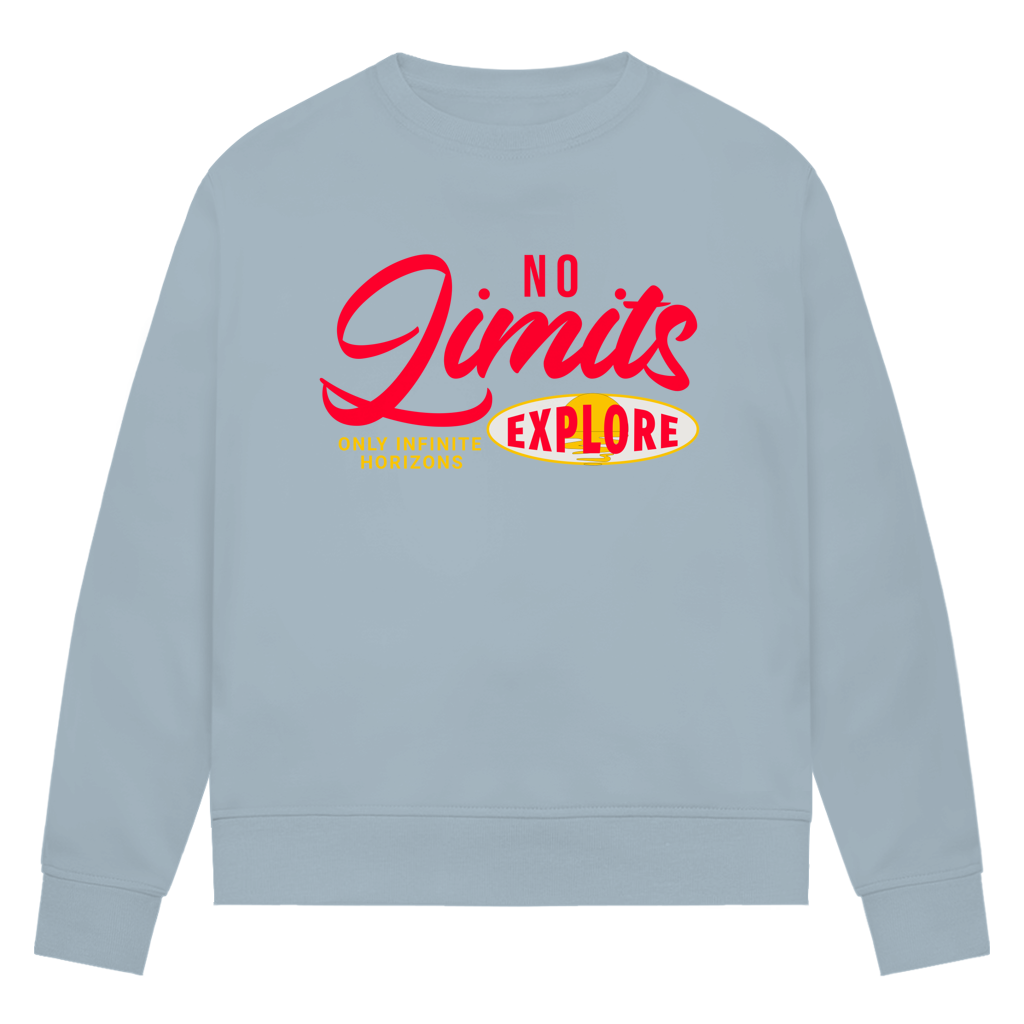 No Limits Explore - Damen Premium Bio Sweatshirt