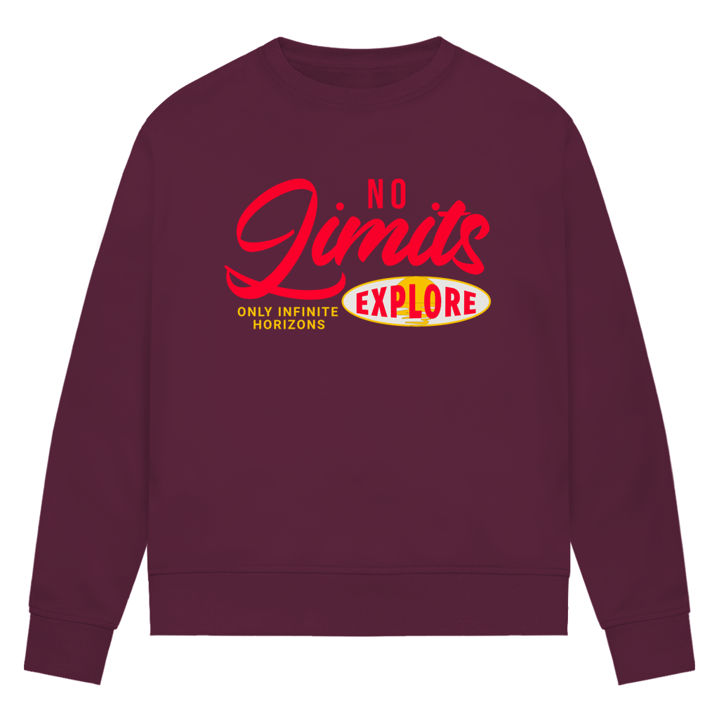 No Limits Explore - Damen Premium Bio Sweatshirt