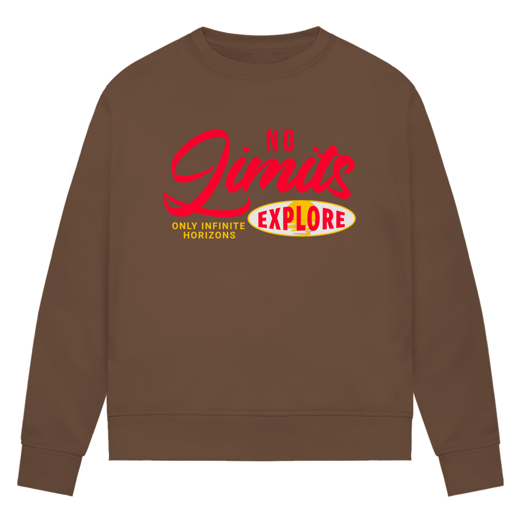 No Limits Explore - Damen Premium Bio Sweatshirt