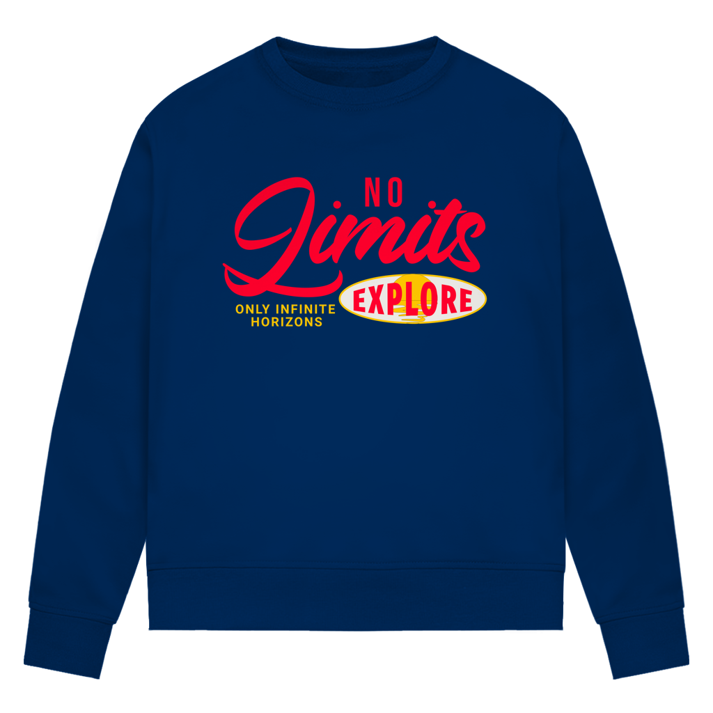 No Limits Explore - Damen Premium Bio Sweatshirt