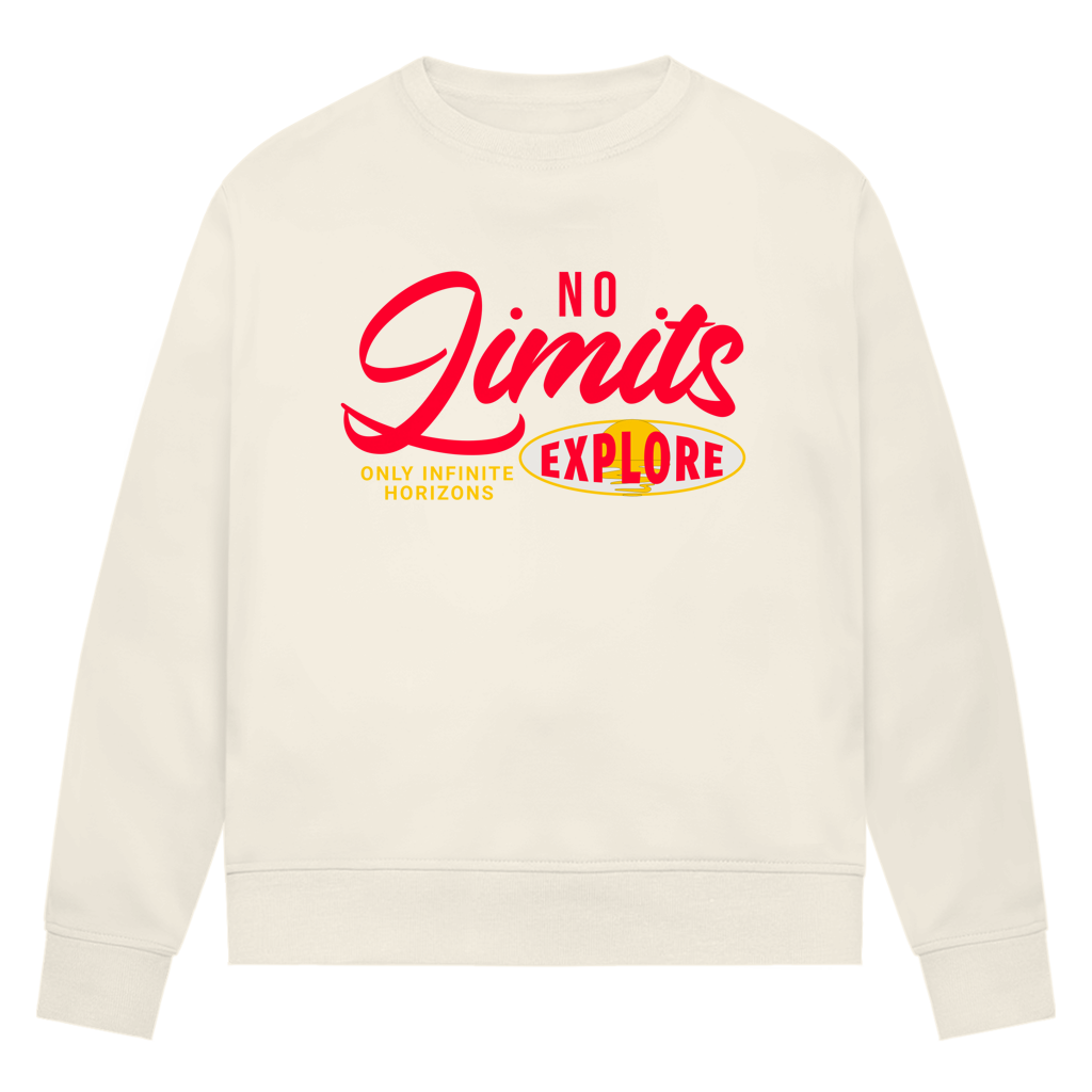 No Limits Explore - Damen Premium Bio Sweatshirt