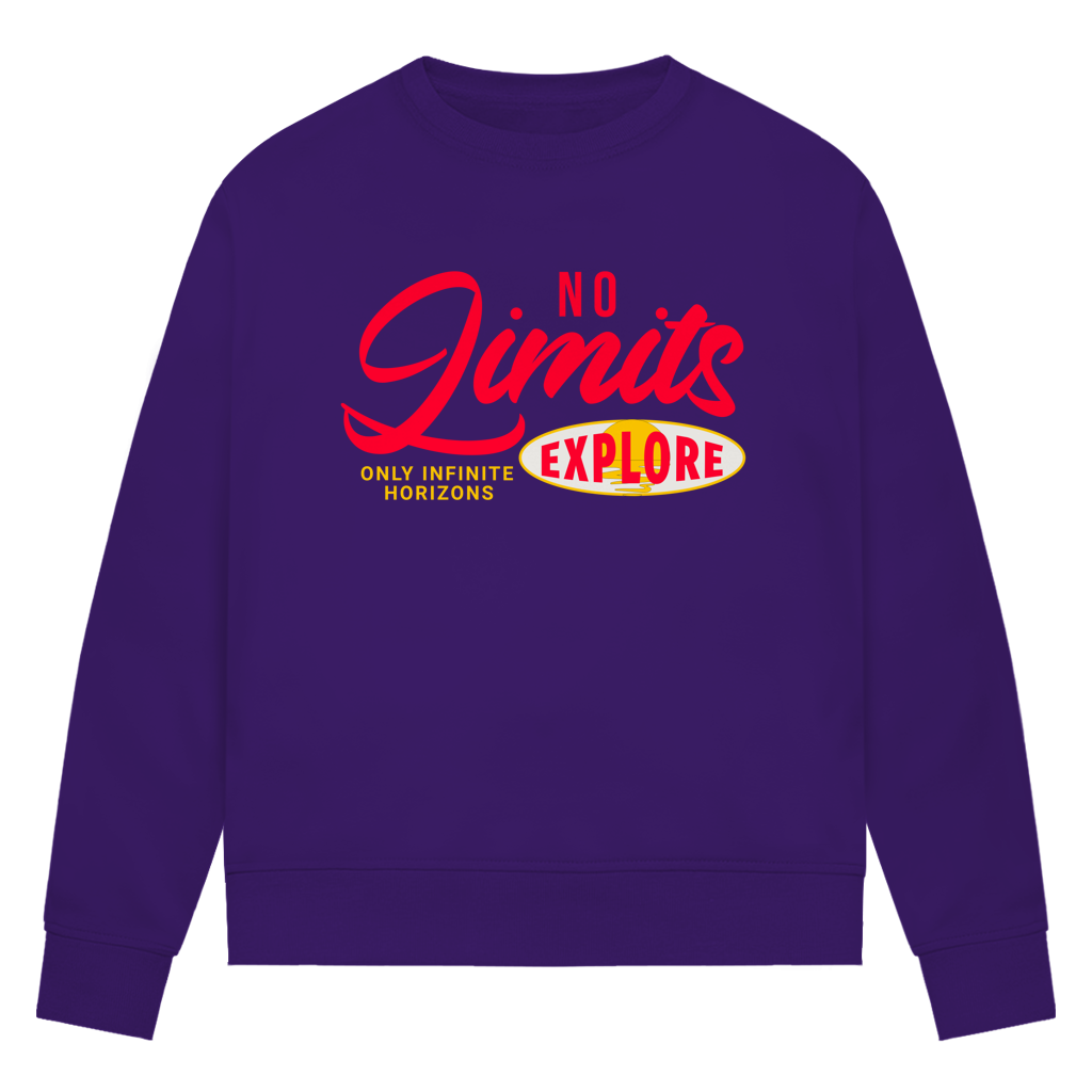 No Limits Explore - Damen Premium Bio Sweatshirt