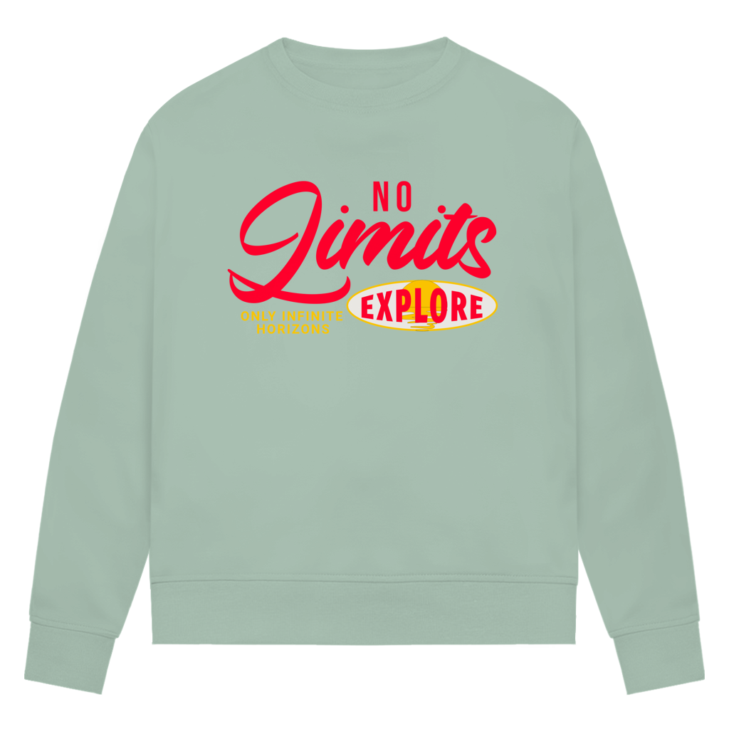 No Limits Explore - Damen Premium Bio Sweatshirt