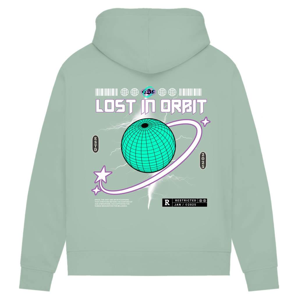 Lost in Orbit - Damen Premium Bio Hoodie