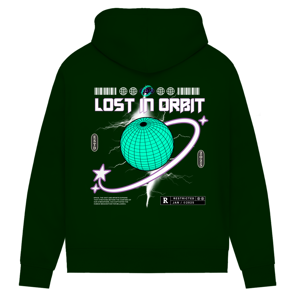 Lost in Orbit - Damen Premium Bio Hoodie