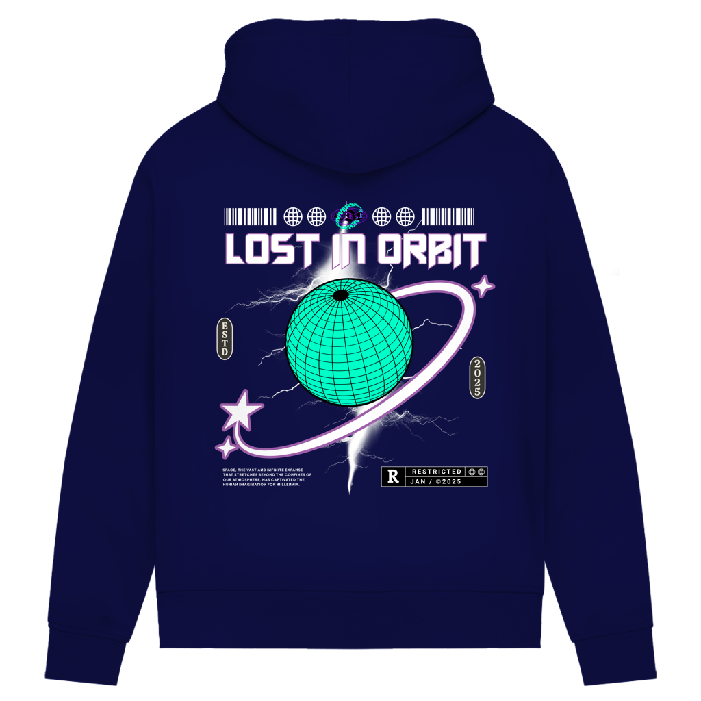 Lost in Orbit - Damen Premium Bio Hoodie