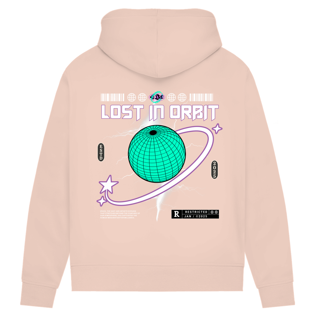 Lost in Orbit - Damen Premium Bio Hoodie
