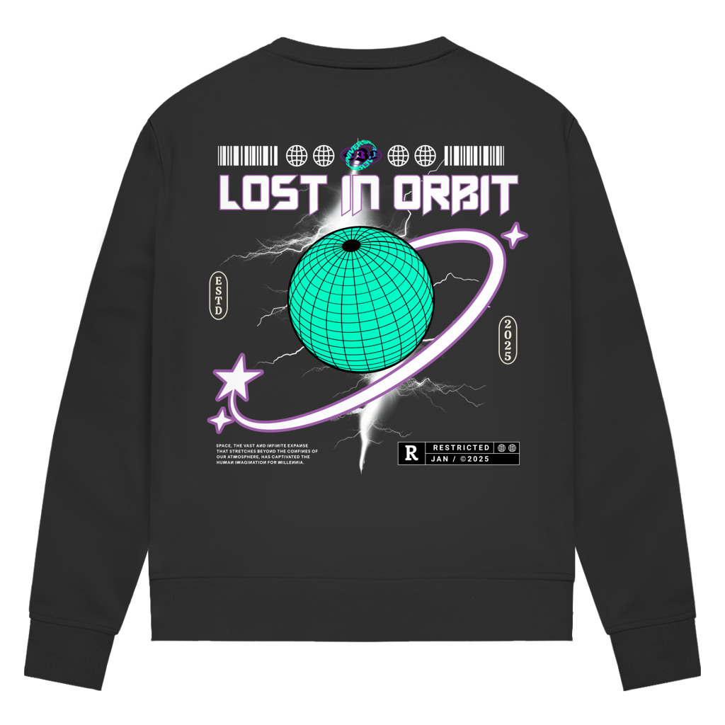 Lost in Orbit - Damen Premium Bio Sweatshirt