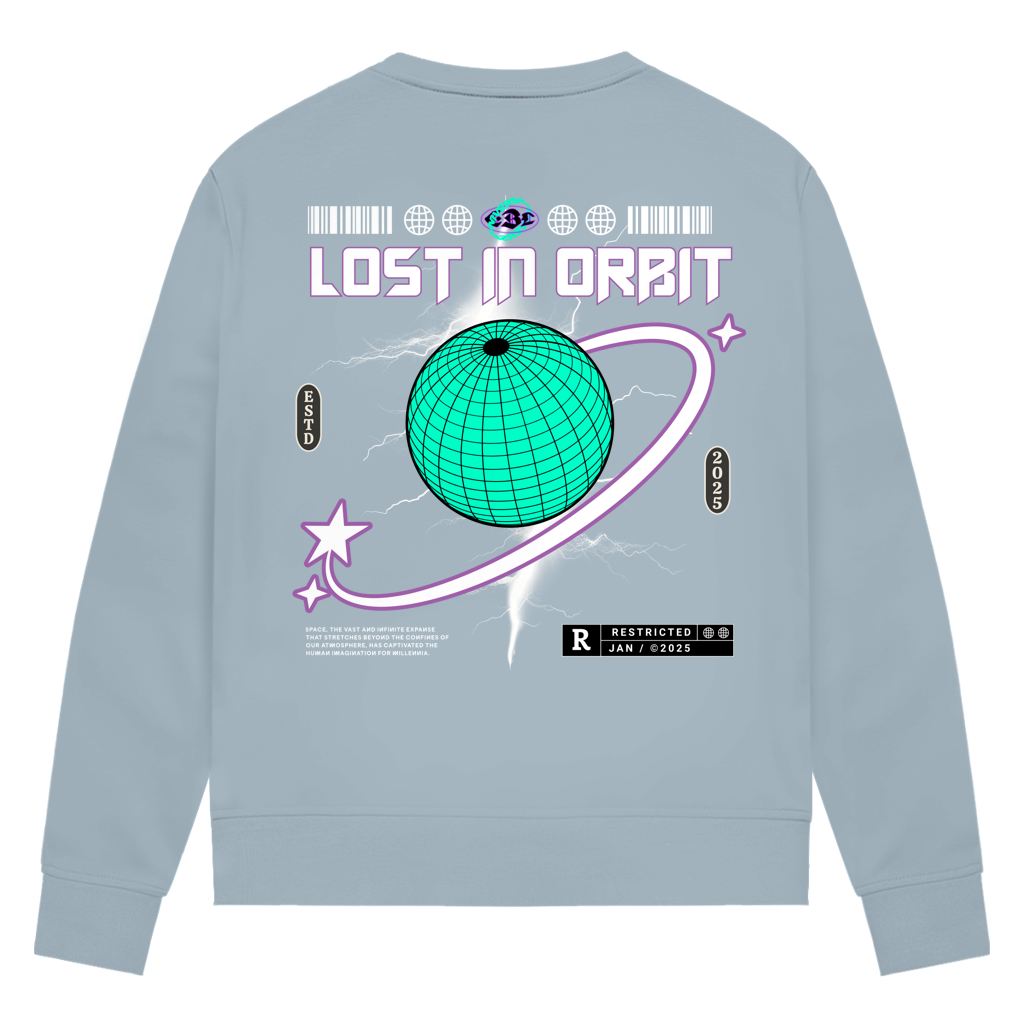 Lost in Orbit - Damen Premium Bio Sweatshirt