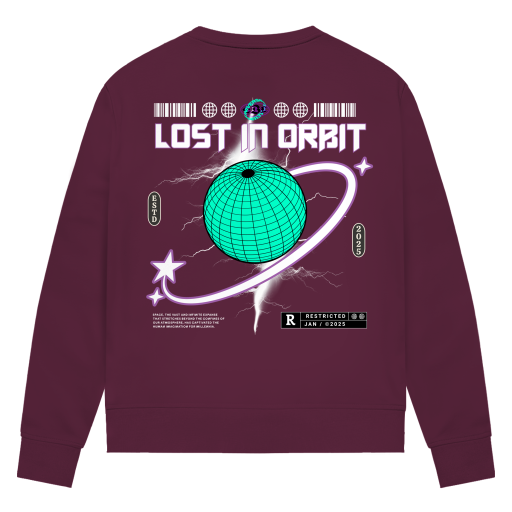 Lost in Orbit - Damen Premium Bio Sweatshirt