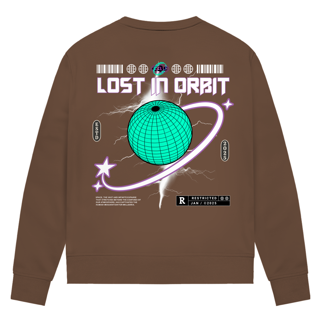Lost in Orbit - Damen Premium Bio Sweatshirt