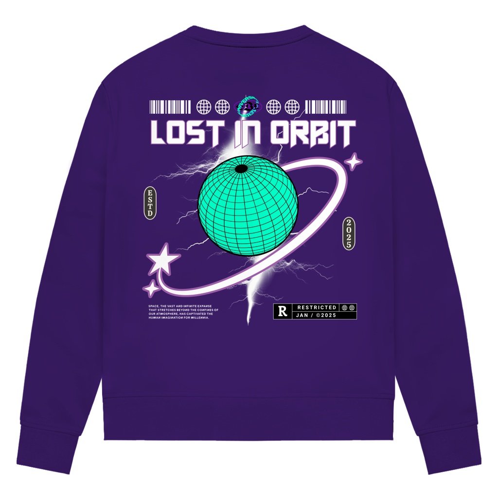 Lost in Orbit - Damen Premium Bio Sweatshirt