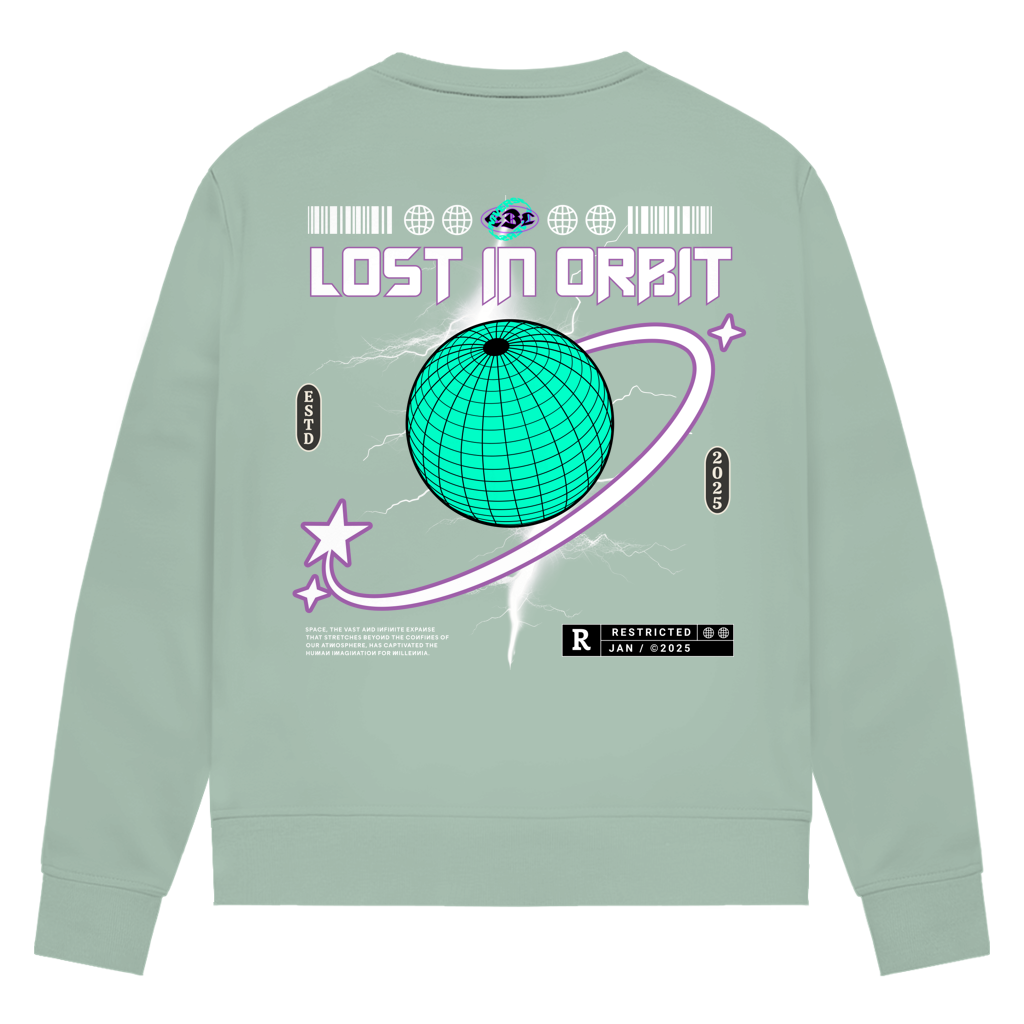 Lost in Orbit - Damen Premium Bio Sweatshirt