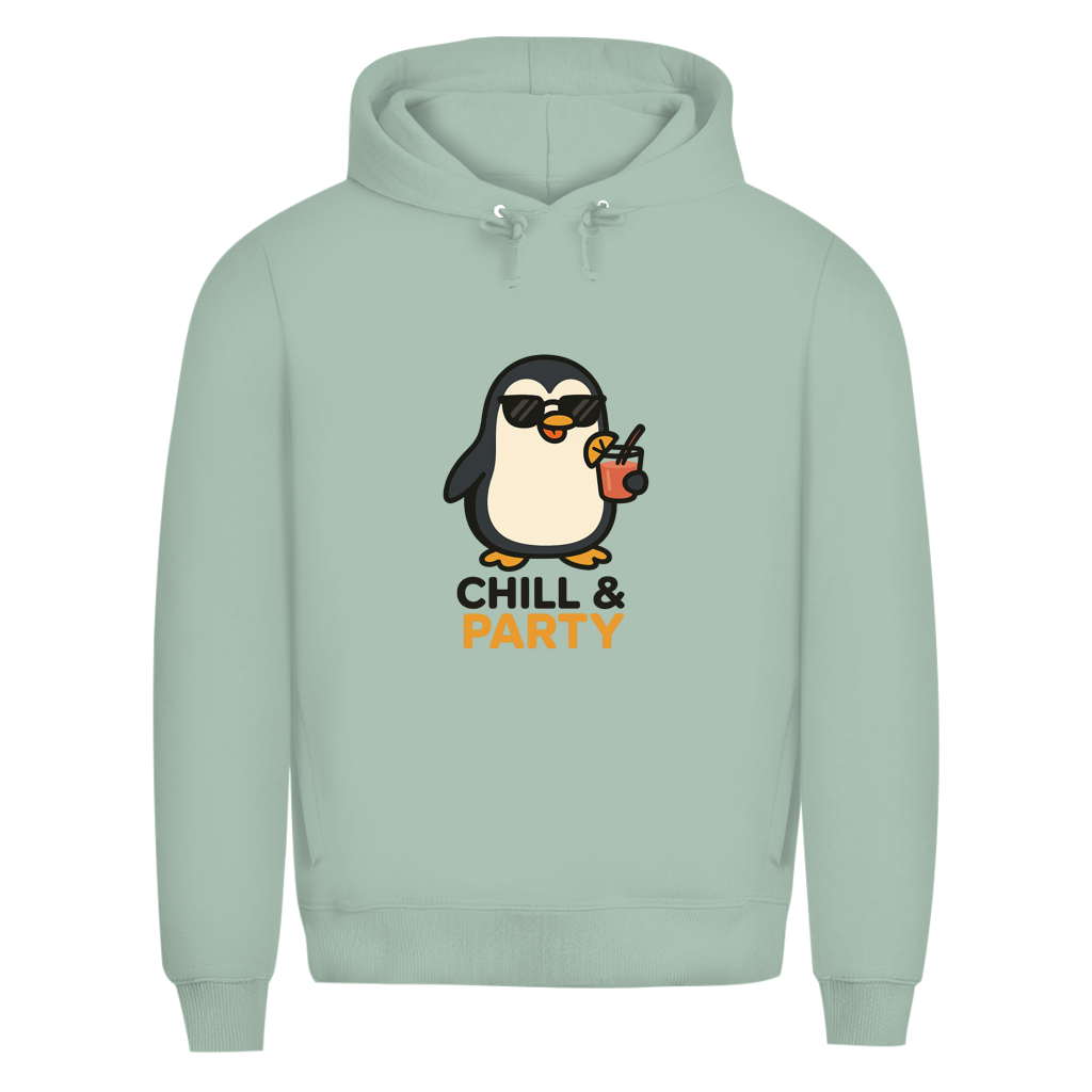 Chill & Party - Herren Premium Bio Hoodie