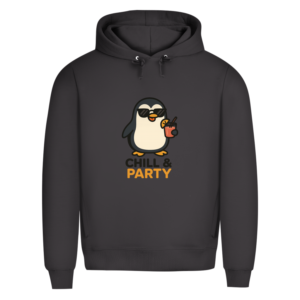 Chill & Party - Herren Premium Bio Hoodie
