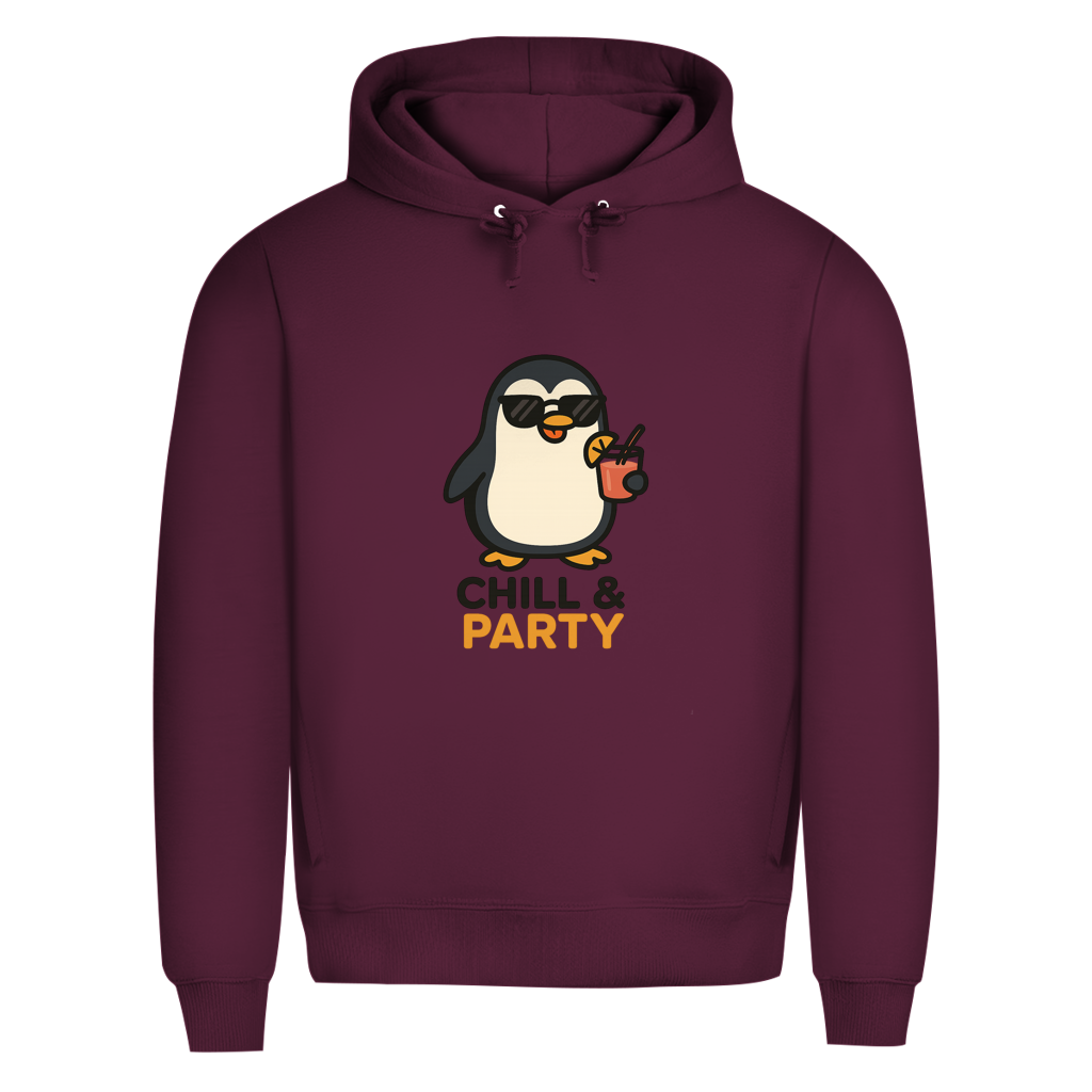 Chill & Party - Herren Premium Bio Hoodie