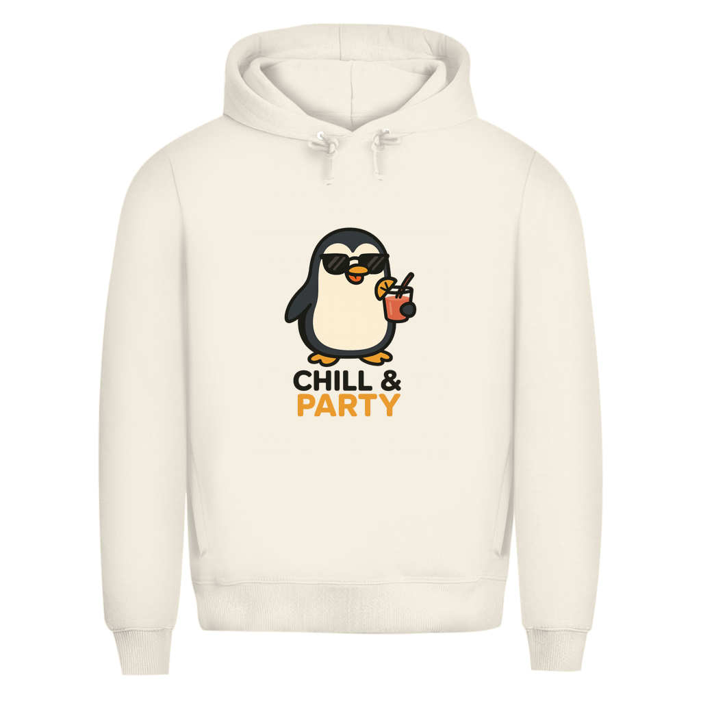 Chill & Party - Herren Premium Bio Hoodie