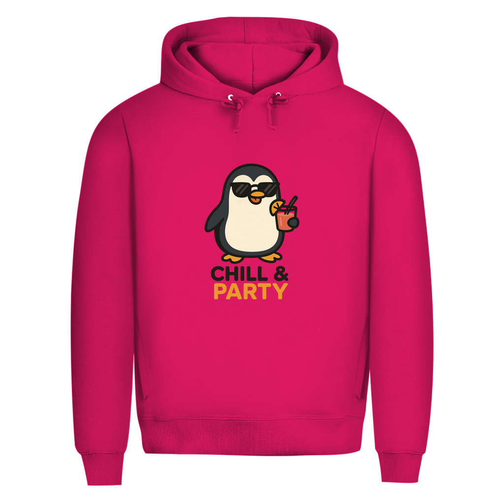 Chill & Party - Herren Premium Bio Hoodie