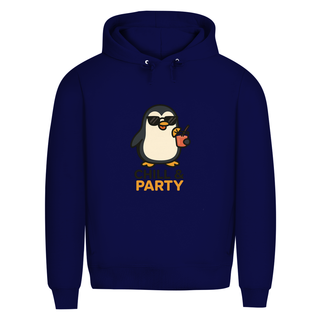 Chill & Party - Herren Premium Bio Hoodie