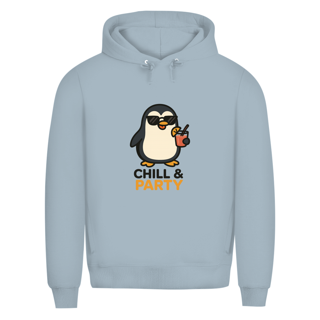 Chill & Party - Herren Premium Bio Hoodie