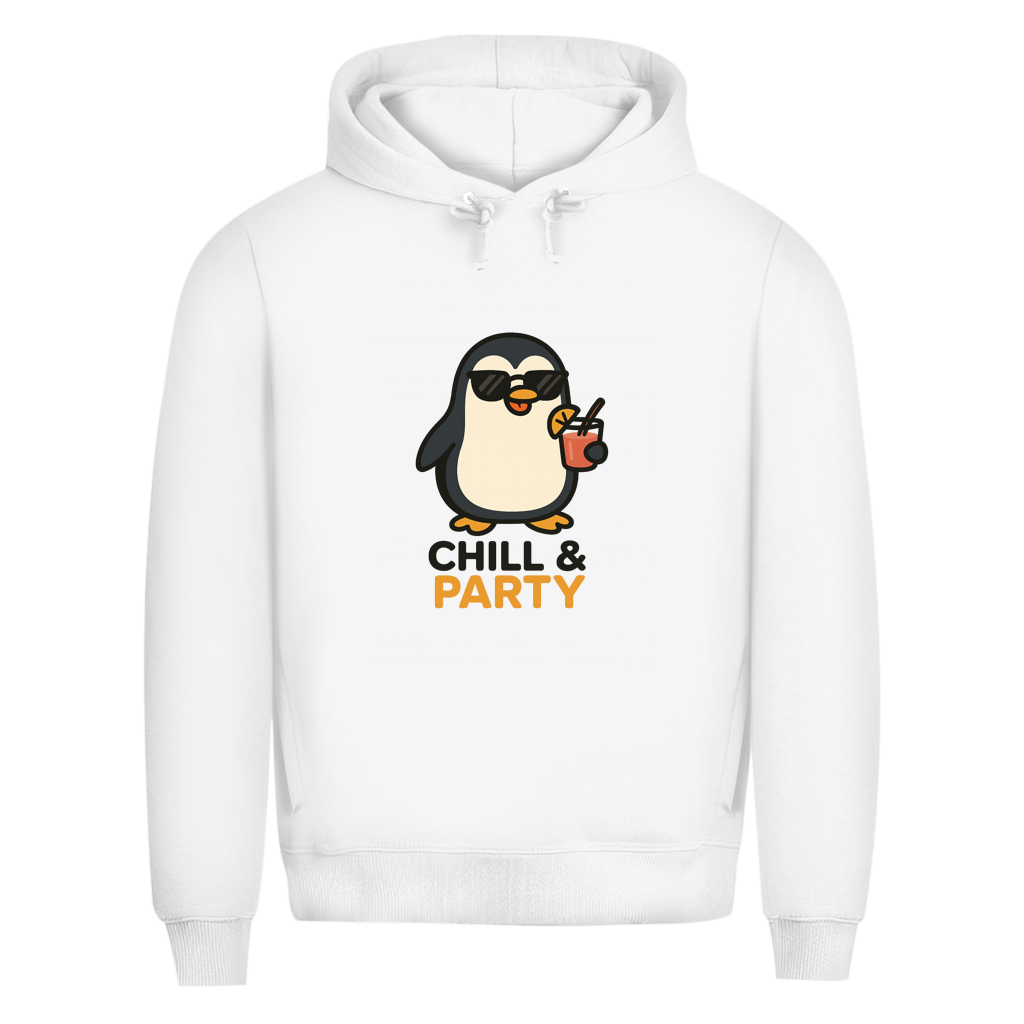 Chill & Party - Herren Premium Bio Hoodie