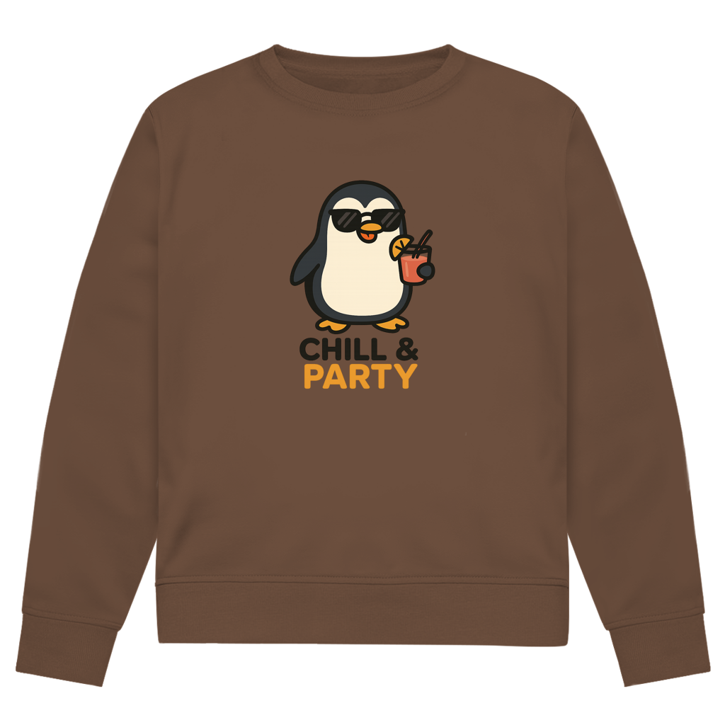 Chill & Party - Herren Premium Bio Sweatshirt