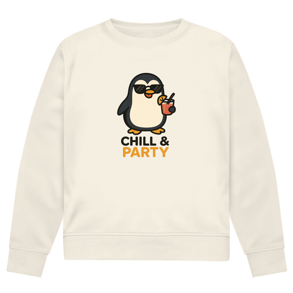 Chill & Party - Herren Premium Bio Sweatshirt