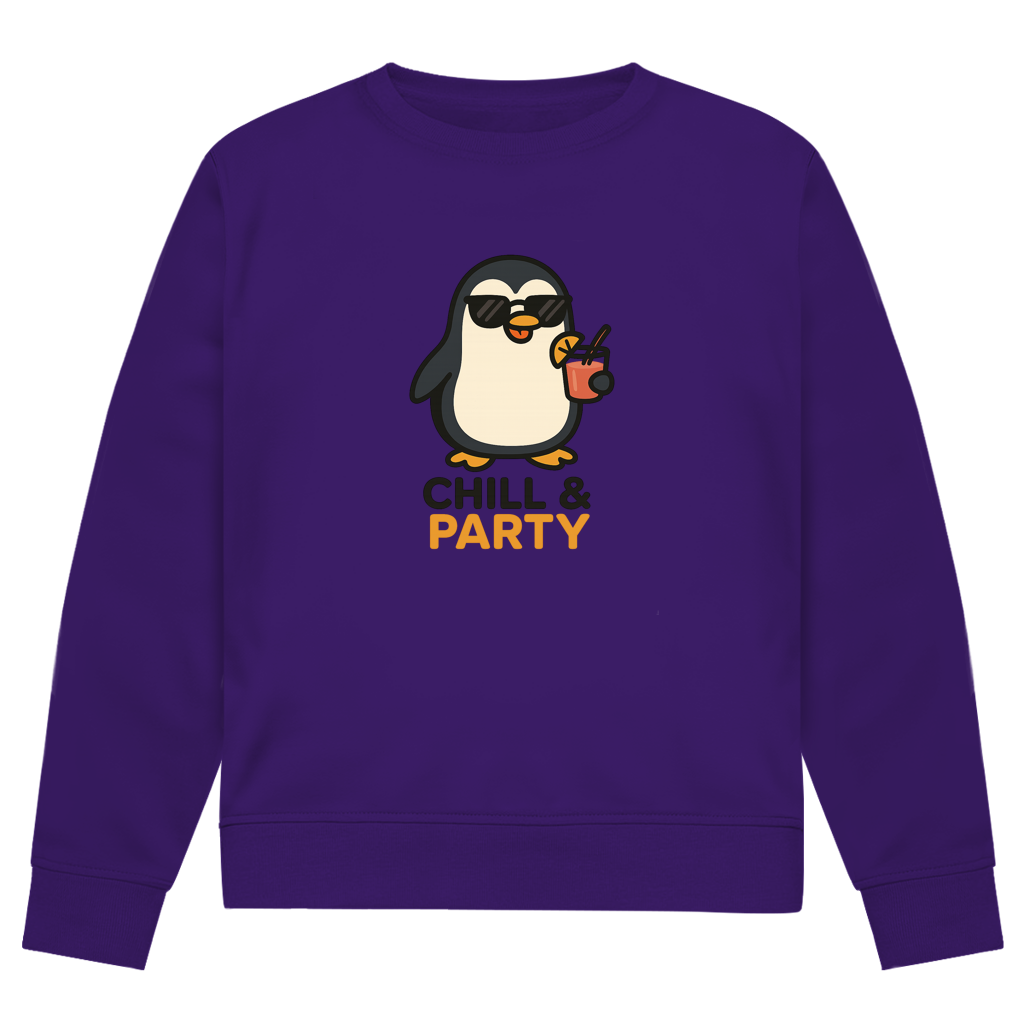 Chill & Party - Herren Premium Bio Sweatshirt