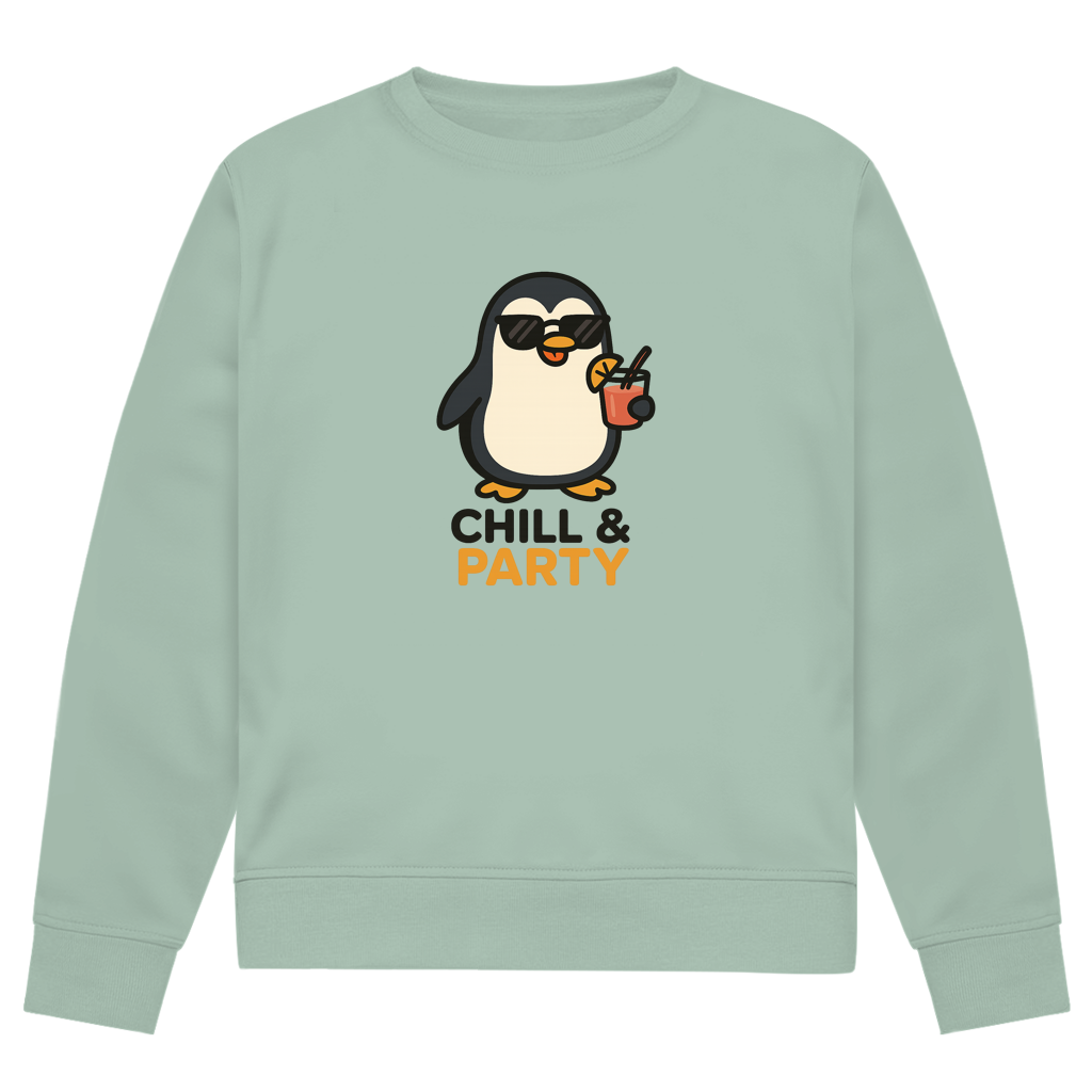 Chill & Party - Herren Premium Bio Sweatshirt