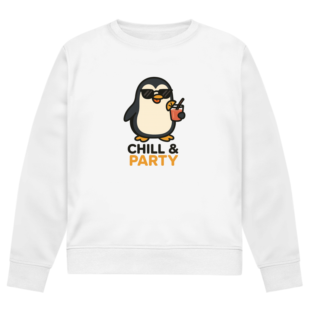Chill & Party - Herren Premium Bio Sweatshirt