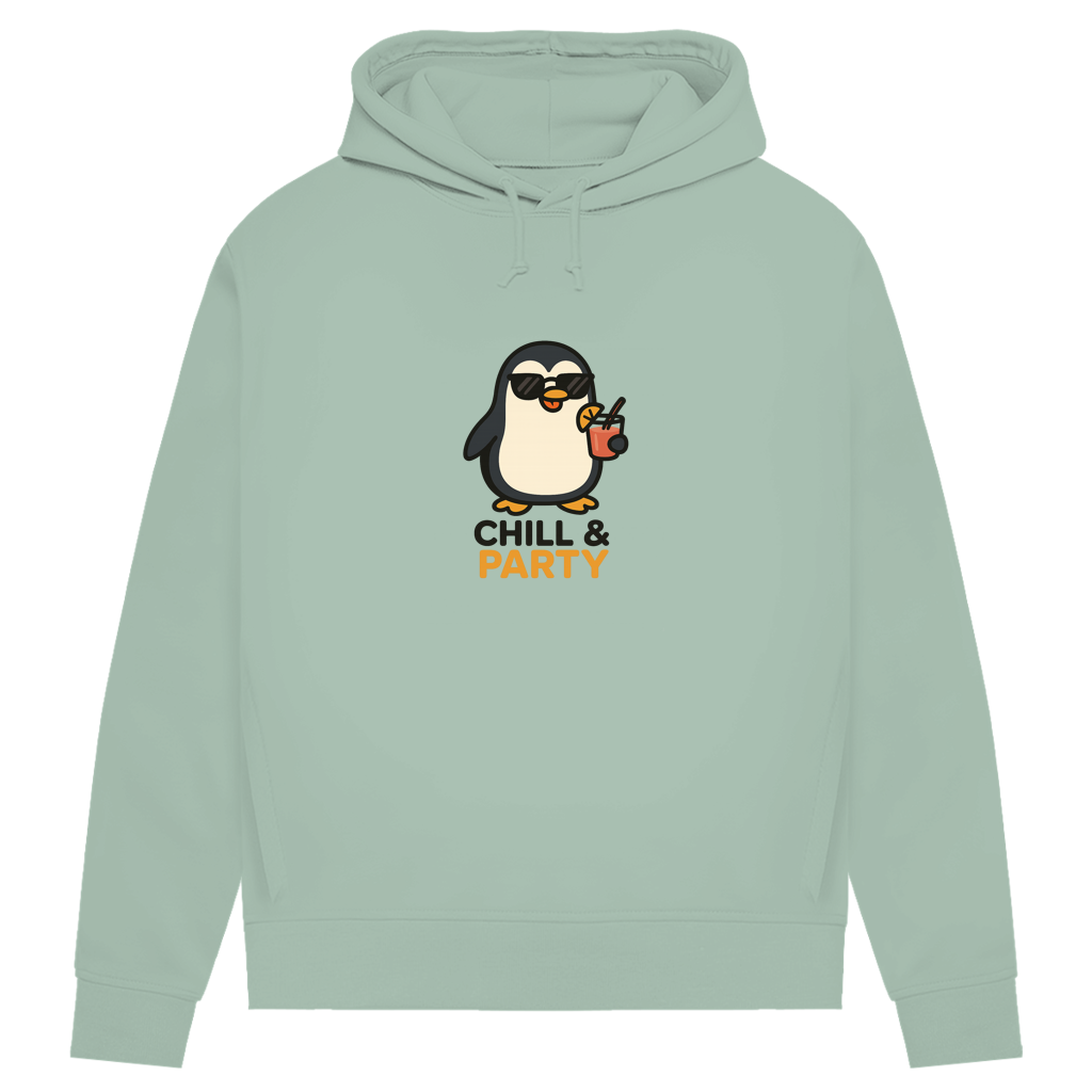 Chill & Party - Damen Premium Bio Hoodie