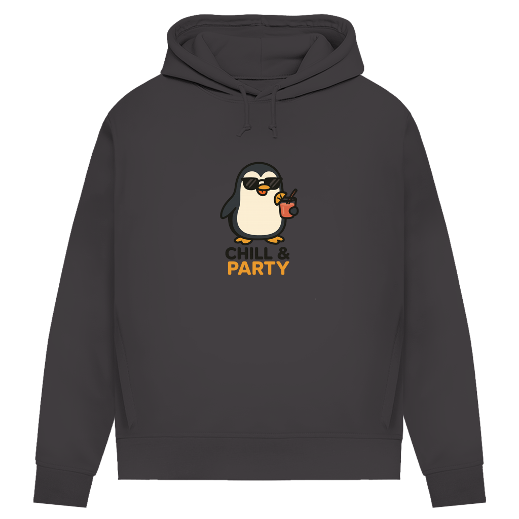 Chill & Party - Damen Premium Bio Hoodie