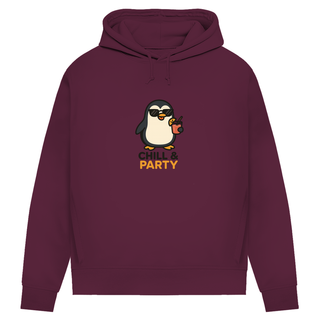 Chill & Party - Damen Premium Bio Hoodie