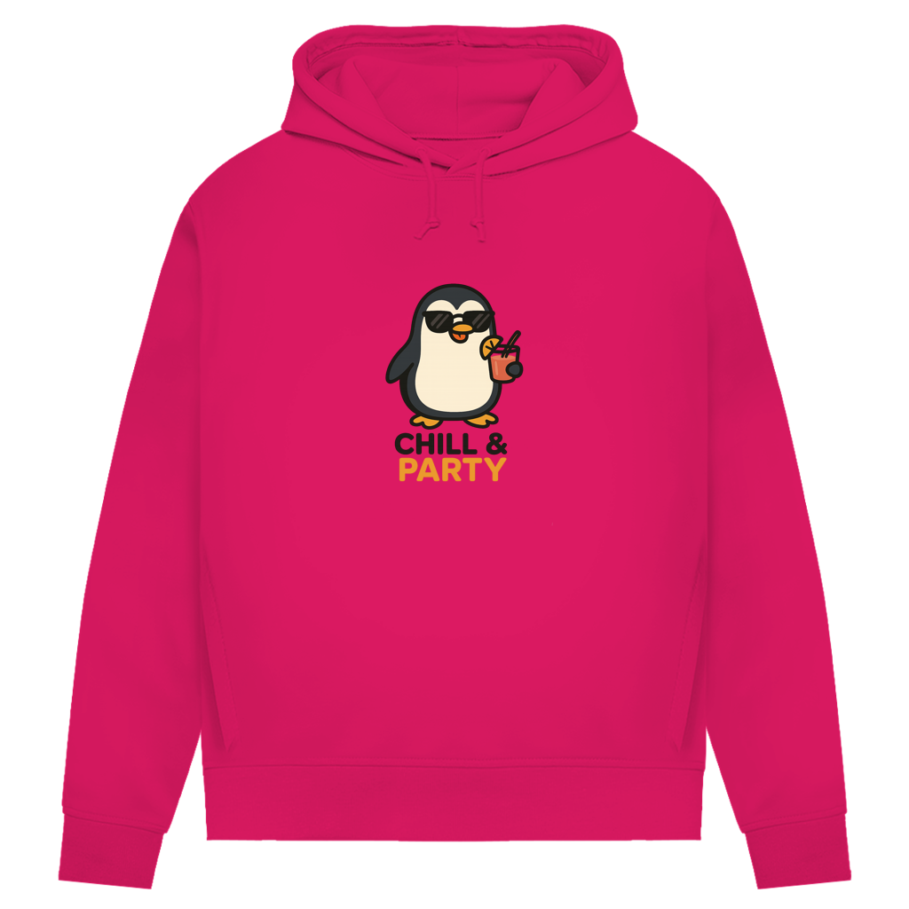 Chill & Party - Damen Premium Bio Hoodie