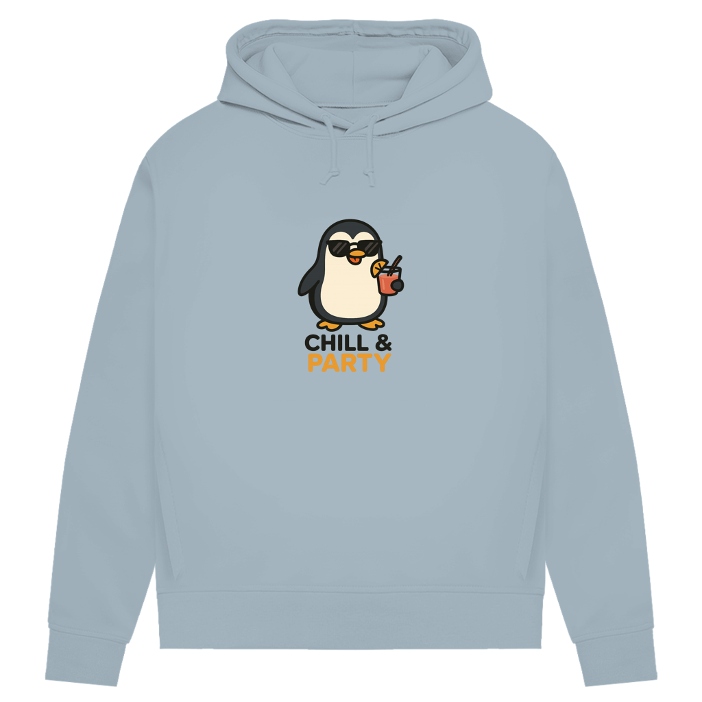 Chill & Party - Damen Premium Bio Hoodie