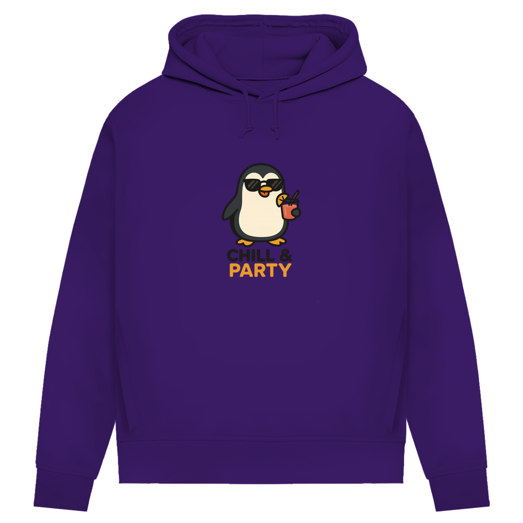 Chill & Party - Damen Premium Bio Hoodie