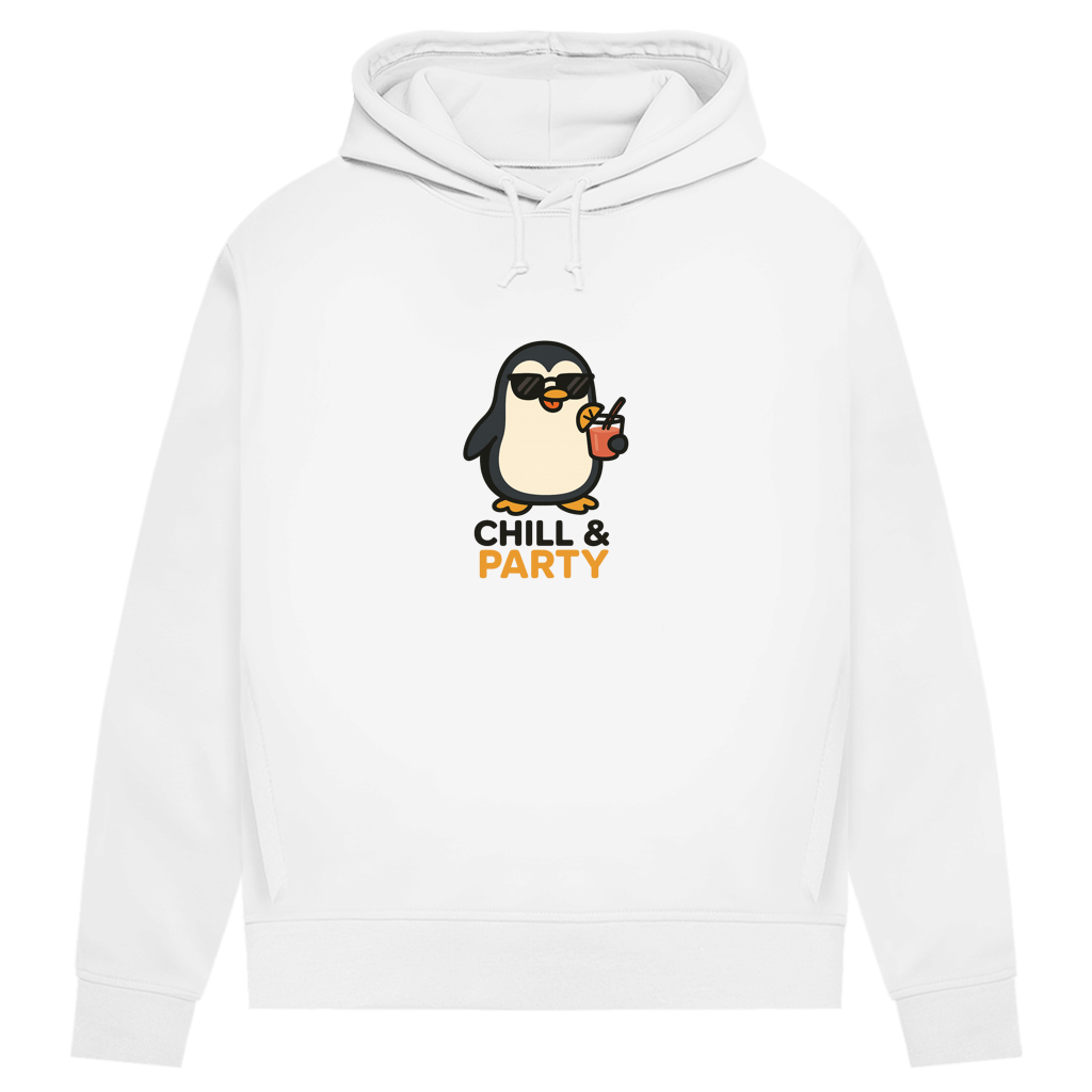 Chill & Party - Damen Premium Bio Hoodie