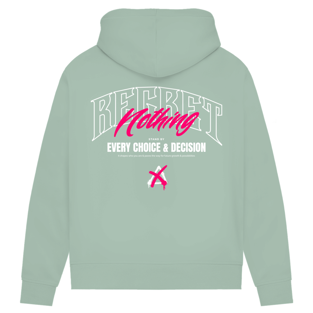Regret Nothing - Damen Premium Bio Hoodie