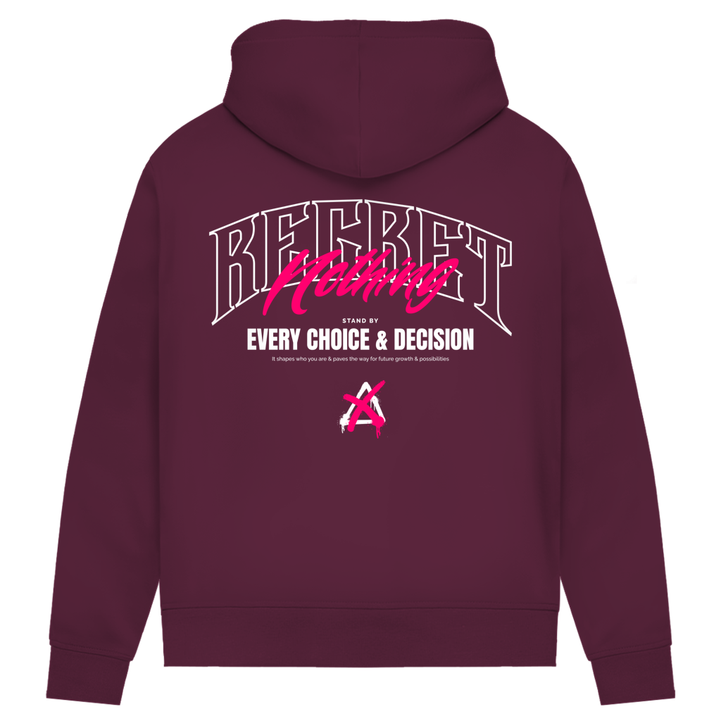 Regret Nothing - Damen Premium Bio Hoodie