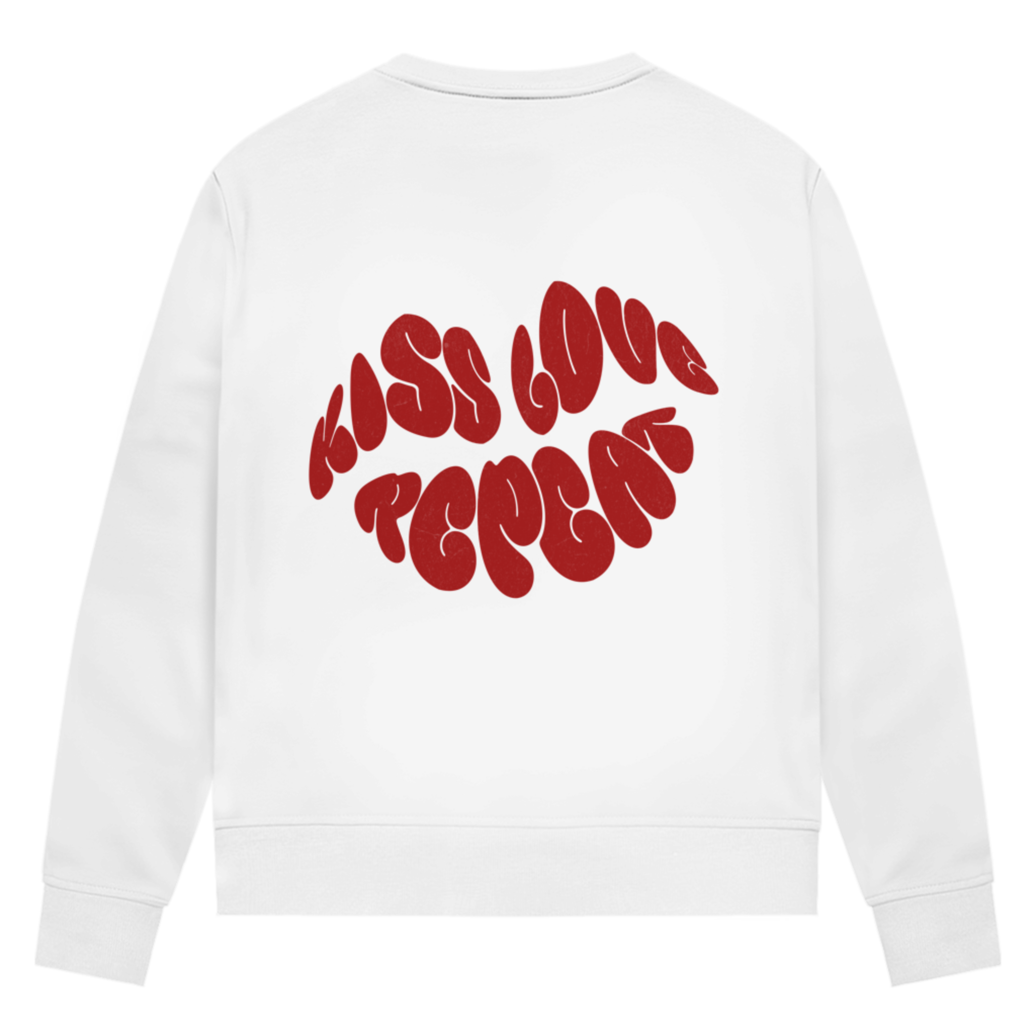 Kiss Love Repeat - Damen Premium Bio Sweatshirt