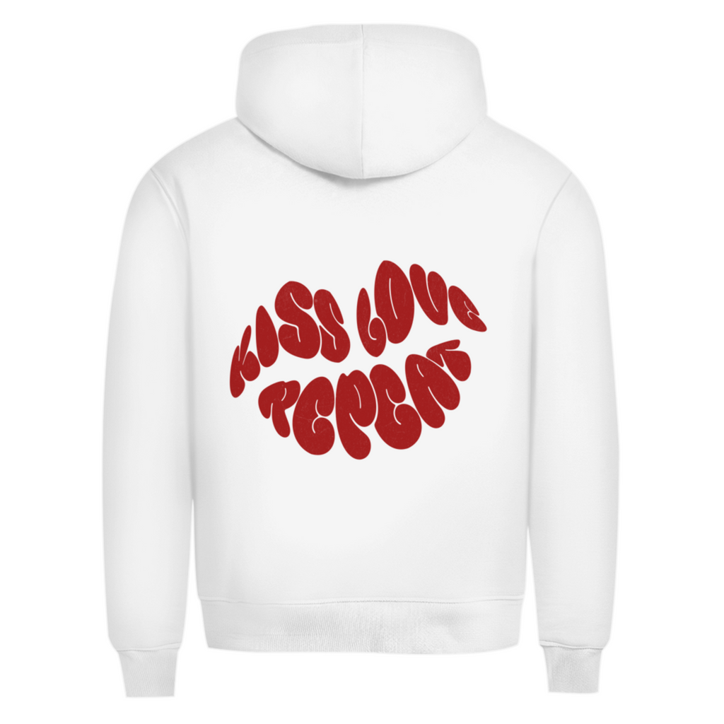Kiss Love Repeat - Herren Premium Bio Hoodie