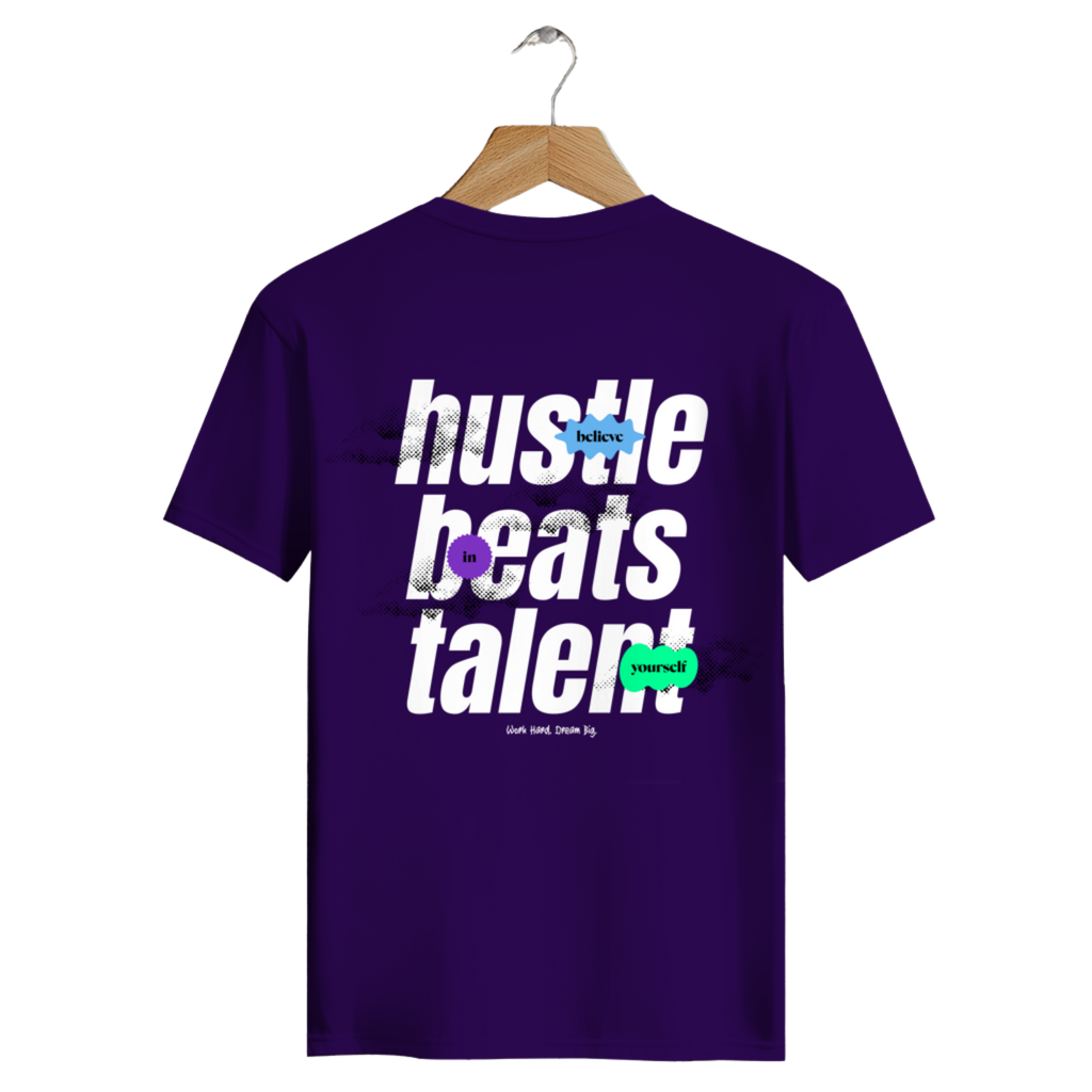 Hustle beats Talent - Herren Premium Bio T-Shirt
