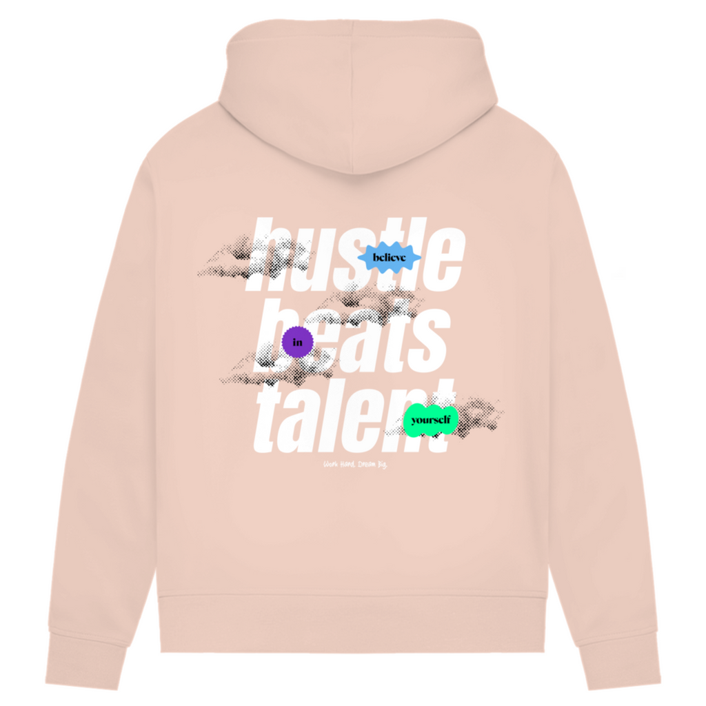 Hustle beats Talent - Damen Premium Bio Hoodie