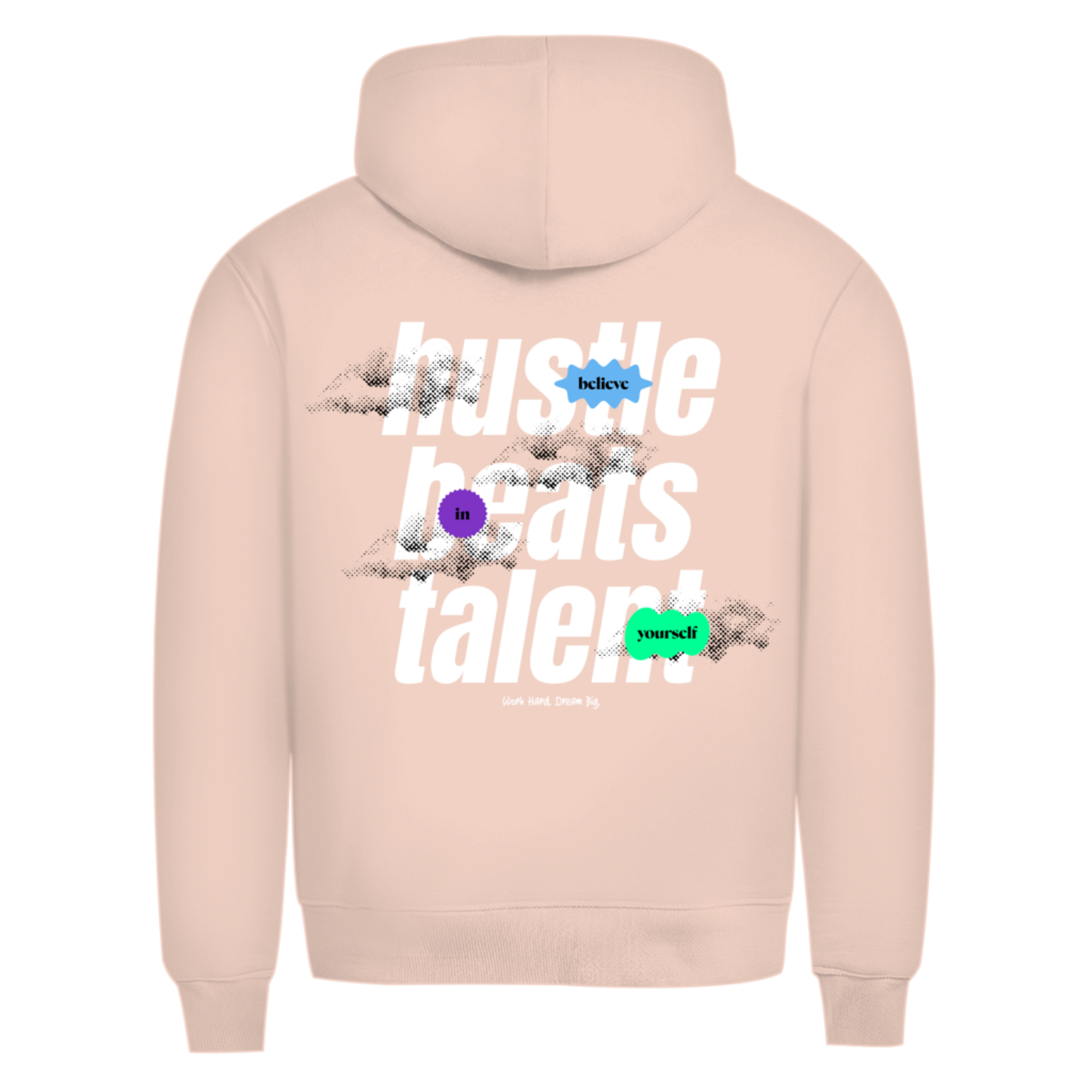 Hustle beats Talent - Herren Premium Bio Hoodie