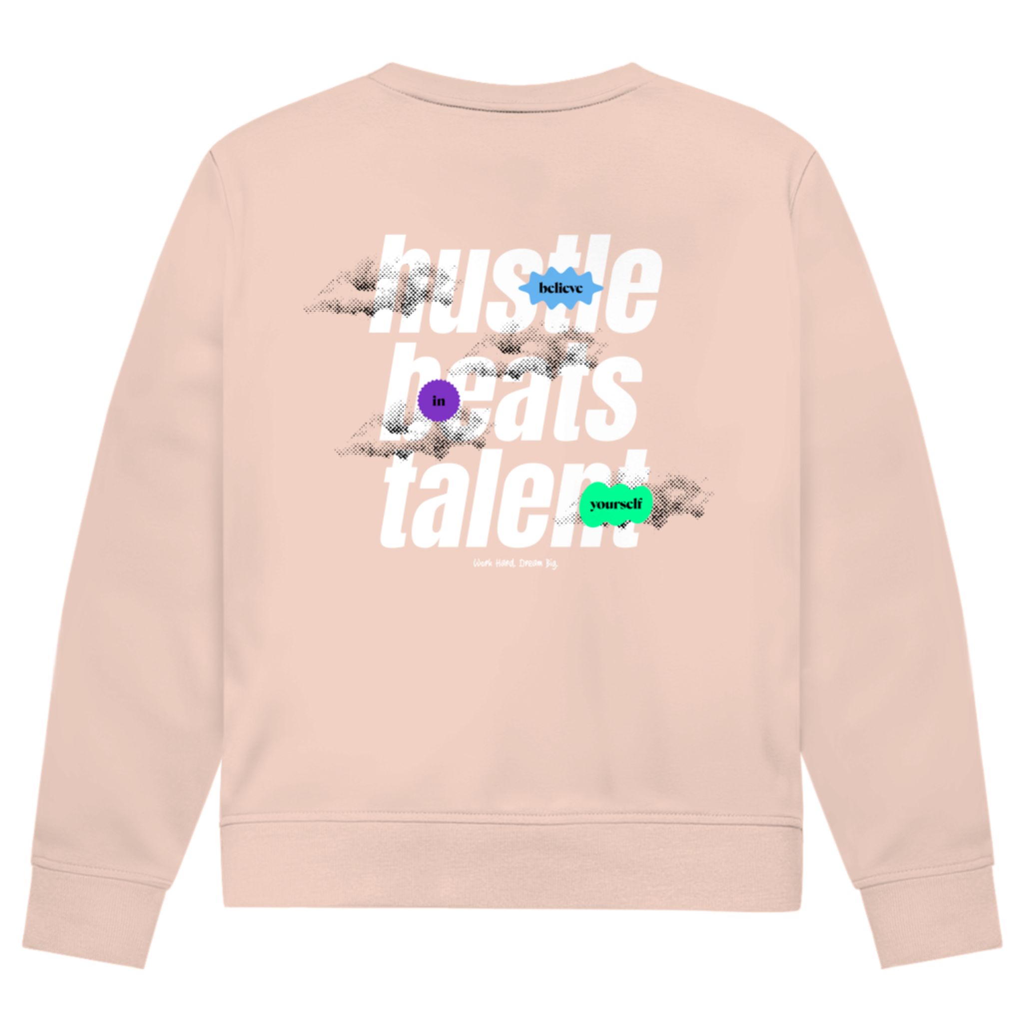 Hustle beats Talent - Herren Premium Bio Sweatshirt